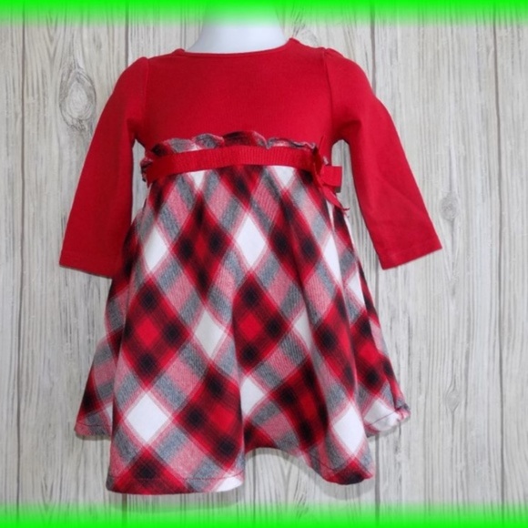 Gymboree Holiday Christmas Dress Size 6 -12 Months - Picture 4 of 4